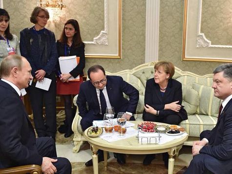 Переговоры "нормандской четверке" в Минске 11 февраля 2015